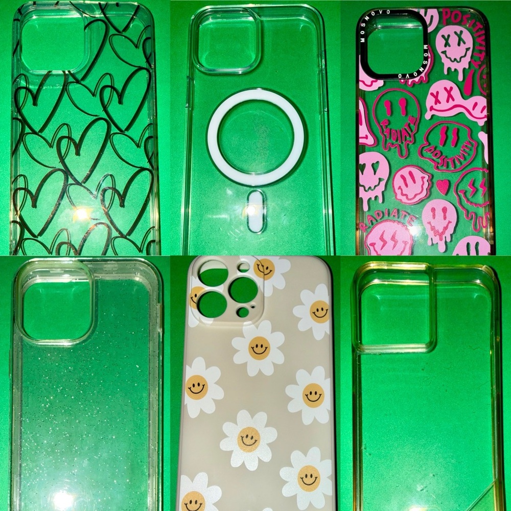 6 iPhone 13 ProMax Phone Cases (Set of 6)